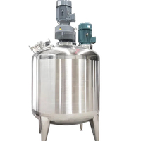 Petit réservoir de mélange de shampoing chimique industriel 200-5000l Machine de fabrication de savon liquide vaisselle pour lavage des mains