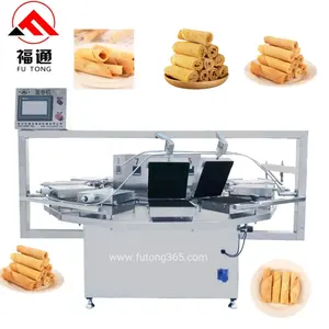 Máquina comercial de waffles e outras máquinas de lanches, equipamento de padaria, lanches de amendoim, panqueca, roti, tortilla, automática