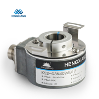 Encodeur incrémental de remplacement HENGXIANG K52 HTL 14mm avec câble radial et arbre aveugle 1,5m, numéro de pièce 518335-03, 4096pp, 9-30V, RHI