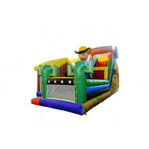 Lilytoys Tobogán Inflable con Diseño de Granja Occidental para Niños, con Pista de Deslizamiento Rápido y Circuito de Obstáculos, Equipo de Juego de PVC - Product Image 6