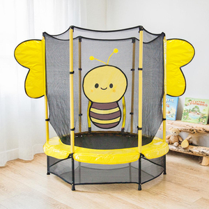 Nouveau <span class=keywords><strong>trampoline</strong></span> intérieur pour bébé 2026, 55 pouces, <span class=keywords><strong>pas</strong></span> <span class=keywords><strong>cher</strong></span>, mini <span class=keywords><strong>trampoline</strong></span> pour animaux de compagnie, lit de saut extérieur pour enfants avec filet de sécurité, en vente - Product Image 1