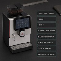 Mesin Kopi Super Otomatis Autotronix S900 Pro 60dB Penggilingan Senyap Premium untuk Ruang Santai dan Kantor Eksekutif