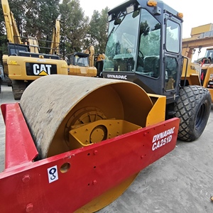 <b>Used</b> Dynapac CA251D Double Drum Vibratory Tire <b>Roller</b> 2021 Model Year Diesel Engine in Stock - Product Image 1