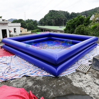 Piscine gonflable antidérapante en PVC de qualité commerciale pour adultes avec sièges, portable, pour usage extérieur familial