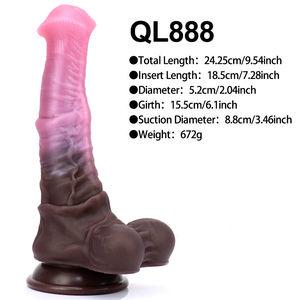 Dildo OEM a Ventosa in Silicone Liquido a Prezzo <span class=keywords><strong>di</strong></span> Fabbrica Grande Dildo Animale a Forma <span class=keywords><strong>di</strong></span> Cavallo Tappo Anale Realistico Enorme per <span class=keywords><strong>Masturbazione</strong></span> Uomo <span class=keywords><strong>Donna</strong></span> - Product Image 5