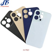 Remplacement de la vitre arrière à grande ouverture pour iPhone 14 Plus 14 Pro Max, panneau de verre arrière, couvercle de batterie