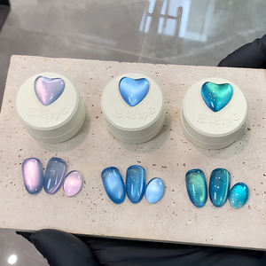 <span class=keywords><strong>Vernis</strong></span> à ongles gel effet œil de chat arc-en-ciel, couleurs scintillantes dorées, effet œil de chat, gel pour ongles, été, nuit, étoile, mer - Product Image 2