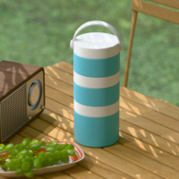 Boîte à lunch thermique portable en acier inoxydable 304 pour adultes Conteneur alimentaire Bento isolé sous vide avec fonction chauffante