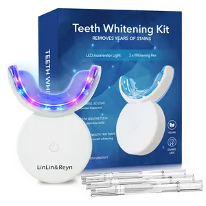 CE Wireless Rechargeable Teeth Whitening Light Non Peroxide PAP HP CP Teeth Whitening Kits For Home Use