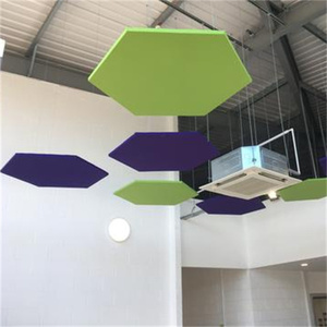 Panneau acoustique, panneau absorbant le son en fibre de polyester pour la décoration de cinéma maison, de scène, matériau insonorisant ignifuge - Product Image 3