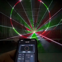 Mini projecteur laser RVB 5W pour scène, contrôle par application mobile, idéal pour mariages, soirées DJ, clubs et salles de spectacle