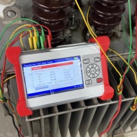 Testeur de rapport de transformateur TTR triphasé et monophasé pour groupes de polarité PT/CT avec 100 enregistrements de données
