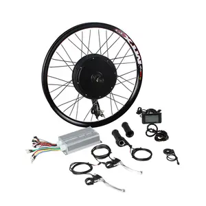 Fast Speed Lcd SW900 48v 2000w Rear Wheel e-bike Motor Kits Wheel Power 48v 2000w electric bicycle motor kit with batter