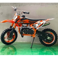 CloverATV Moto tout-terrain 2 roues 50cc à prix abordable, mini moto cross populaire avec démarrage électrique