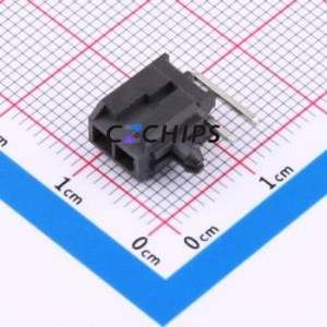 BX-MX3.0-2-1PWZ Wire-to-Board Pin Header Bent Lead Through Hole,P=3mm Connector 2x1P 3mm Right Angle Insert Micro-Fit (MX 3.0) - Product Image 1