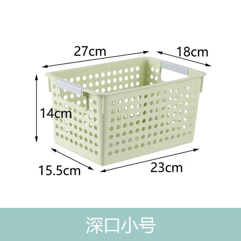 Small size, deep-cut, green [27*18*14cm]