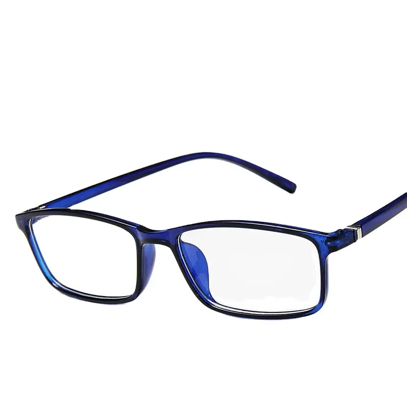 إطار نظارات صغير إطار أنيق شفاف اللون نظارات مربعة للنساء نظارات مضادة للضوء الأزرق
