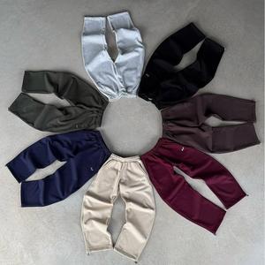 100% Custom Logo Apparel Manufacturer Sportswear High Quality Simple <strong>Embroidery</strong> Letter Design Two-piece <strong>Set</strong> - Product Image 2