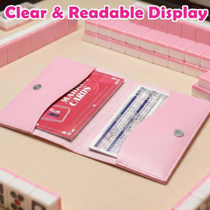 Étui de rangement pour cartes de mahjong, style minimaliste transfrontalier, en cuir PU avec fermeture magnétique, étui de protection pour cartes de mahjong - Product Image 2