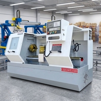 Tour CNC MARCH EXPO CK6160-1500 220V avec commande numérique Fanuc, moteur robuste, lit plat, mandrin manuel