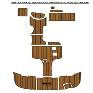 Plancher de yacht et de projet maritime en teck EVA Signature Chaparral 320 de 2001, très vendu sur eBay - Product Image 2