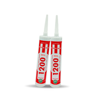 Fabricants de mastics en silicone Vente chaude Tube de 300 ml Transparent Usage général GP Mastic en silicone acétique pour verre