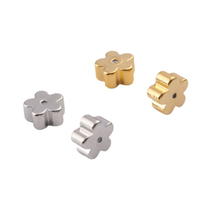 Bouchons d'oreille en métal en forme de fleur bricolage rétention de couleur 18K or boucle d'oreille accessoires haut de gamme oreille Post Caps boucle d'oreille Clips arrière