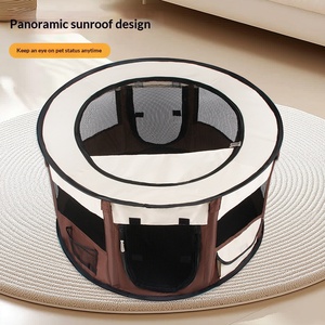 Vente en gros de cages pour chats, de nids pour chats, de tentes pour animaux de compagnie et de boîtes de <span class=keywords><strong>mise</strong></span> <span class=keywords><strong>bas</strong></span> pour chats, douces, confortables, au design moderne, pliables et repliables, rondes et respirantes - Product Image 2