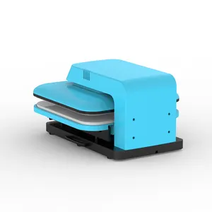 Impresora DTF ligera y fácil de llevar A3 máquinas de prensa de calor dual para camisetas e impresoras