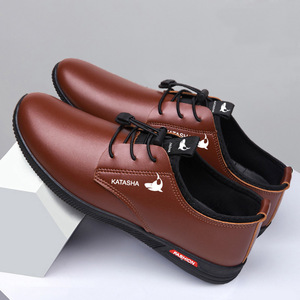 Zapatos Casuales de Piel Sintética para Hombre 2026, Versión Coreana de Zapatos Tipo Mocasín, Talla Grande - Product Image 6