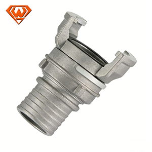 Raccord rapide Guillemin en aluminium standard international pour extrémité de tuyau hélicoïdal pour raccords de tuyauterie - Product Image 1