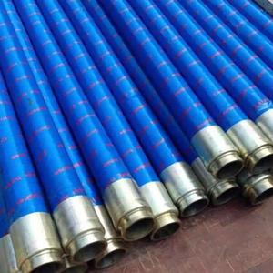 Tuyau d'extrémité en caoutchouc pour pompe à béton robuste, tressé en acier 4 couches, haute pression et résistant à l'usure pour usage industriel - Product Image 1