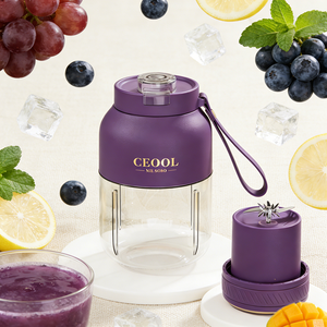 Mixeur Portable Sans Fil USB Rechargeable pour Jus, Broyeur à Glace pour Fruits et Légumes, Nouveau Modèle pour Voiture et Maison - Product Image 5