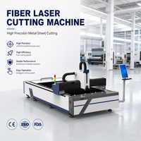 Machine de découpe laser à fibre de qualité industrielle avec refroidisseur d'eau S&A et servomoteur HCFA pour atelier de tôlerie