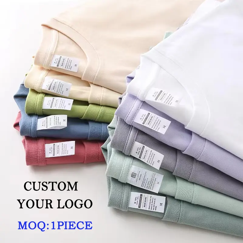 T-shirt personnalisé en coton de haute qualité pour hommes impression de t-shirts surdimensionnés en coton vierge t-shirts pour hommes