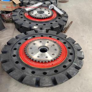 أسعار رافعة جسرية متعبة بالمطاط (RTG) عجلات ، رافعة الإطارات ، آلة رفع الأنابيب الخرسانية ورافعة RTG - Product Image 5