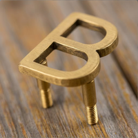 Lettres 3D en laiton antique SUS304 de qualité supérieure, signalétique métallique PVD, étanche IP65, pour centres commerciaux, magasins de luxe, devantures de boutiques, hôtels