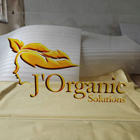 Panneaux acryliques transparents personnalisés Logo Bureau Plexiglas Plaque murale en acrylique Réception Impression du logo Enseigne en acrylique