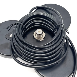 Base de montaje de <span class=keywords><strong>antena</strong></span> magnética resistente NMO de 8,8 pulgadas, Base de imán de <span class=keywords><strong>antena</strong></span> móvil de vehículo triangular para antenas CB/HF/VHF/UHF NMO - Product Image 4