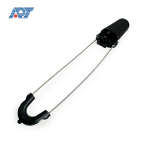Pince de tension extérieure en fibre optique pour câble de dérivation Accessoires d'installation aérienne Pince de fil d'ancrage ADSS
