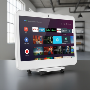 21.5 Inch White <b>Portable</b> Smart <b>TV</b> Android 15 HD1080 Touch Screen 6GB 128GB 15000mAh Built-in Camera OEM ODM <b>Portable</b> Interactive - Product Image 2