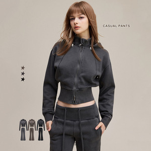 <span class=keywords><strong>Pantaloni</strong></span> Larghi da Donna in <span class=keywords><strong>Pile</strong></span> Spazzolato Traspirante Colorato 400g, <span class=keywords><strong>Pantaloni</strong></span> a Zampa d'Elefante Neri Effetto Vissuto - Product Image 3