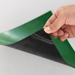 Feuille imperméable de géomembrane de HDPE pour le revêtement et le barrage d'étang de ferme de poissons diverses épaisseurs 0.5mm 0.75mm 1mm dans l'aquaculture au Pérou" - Product Image 1