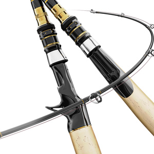 חם למכור סיבי פחמן דיג מוט סילוב סיגלגל מוט מוט סליל משולב - Product Image 3