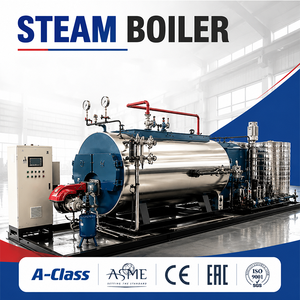 Directly Supply Horizontal Industrial Steam Boilers 2Ton 8 Ton 6Ton Skid Mounted With Factory Price Steam Boiler Machine