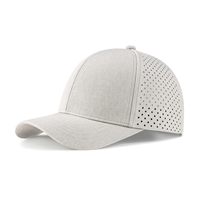 Casquette de baseball avec protection solaire UPF 50+, logo personnalisé imprimé au laser, casquette snapback, chapeau de sport léger pour la pêche, la randonnée en plein air
