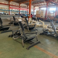 Máquina de remo sentado con barra para gimnasio comercial