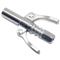 ZM 0288 plus récent coupleur de graisse 10000psi coupleur de pistolet à graisse à dégagement rapide robuste convient à tous les raccords de pistolet à graisse