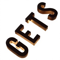 Lettres en acrylique 3D personnalisées imprimées en 3D, lettres lumineuses LED étanches IP65 pour publicité extérieure, signalétique de maison, ouverture rapide de magasin, livraison urgente