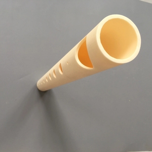 สายเซรามิคอลูมินา95% 96% 99% ท่ออะลูมิเนียมออกไซด์ <span class=keywords><strong>Al2o3</strong></span>ท่อเซรามิคอลูมินา - Product Image 4